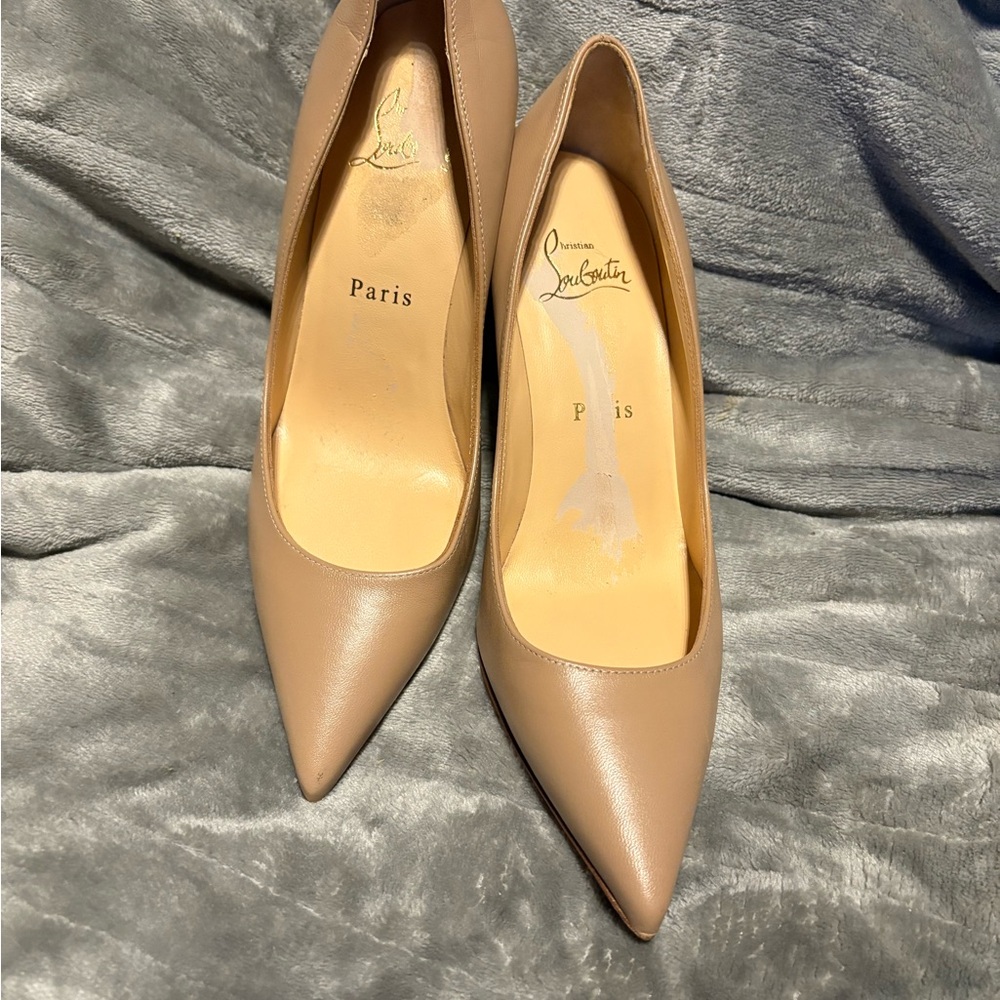 Christian Louboutin Nude Pointed Heels size 36